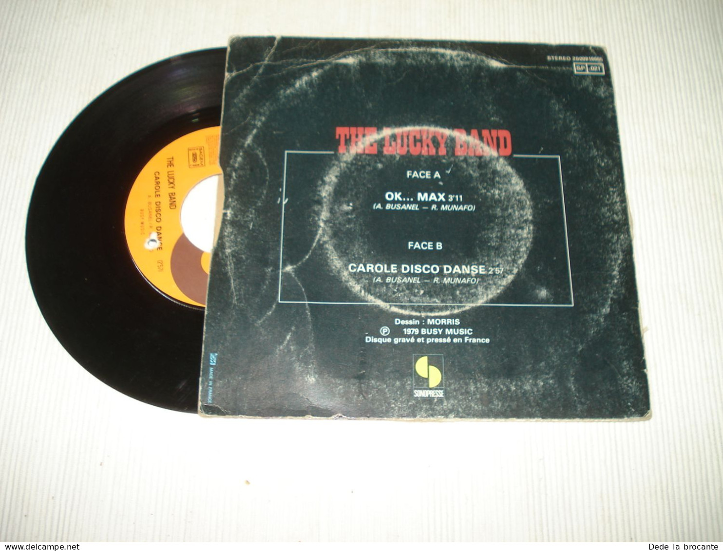 B14 / The Lucky Band – O.K...Max! – 7" - 2s00816665 - Fr  1979  VG++/VG - Rock