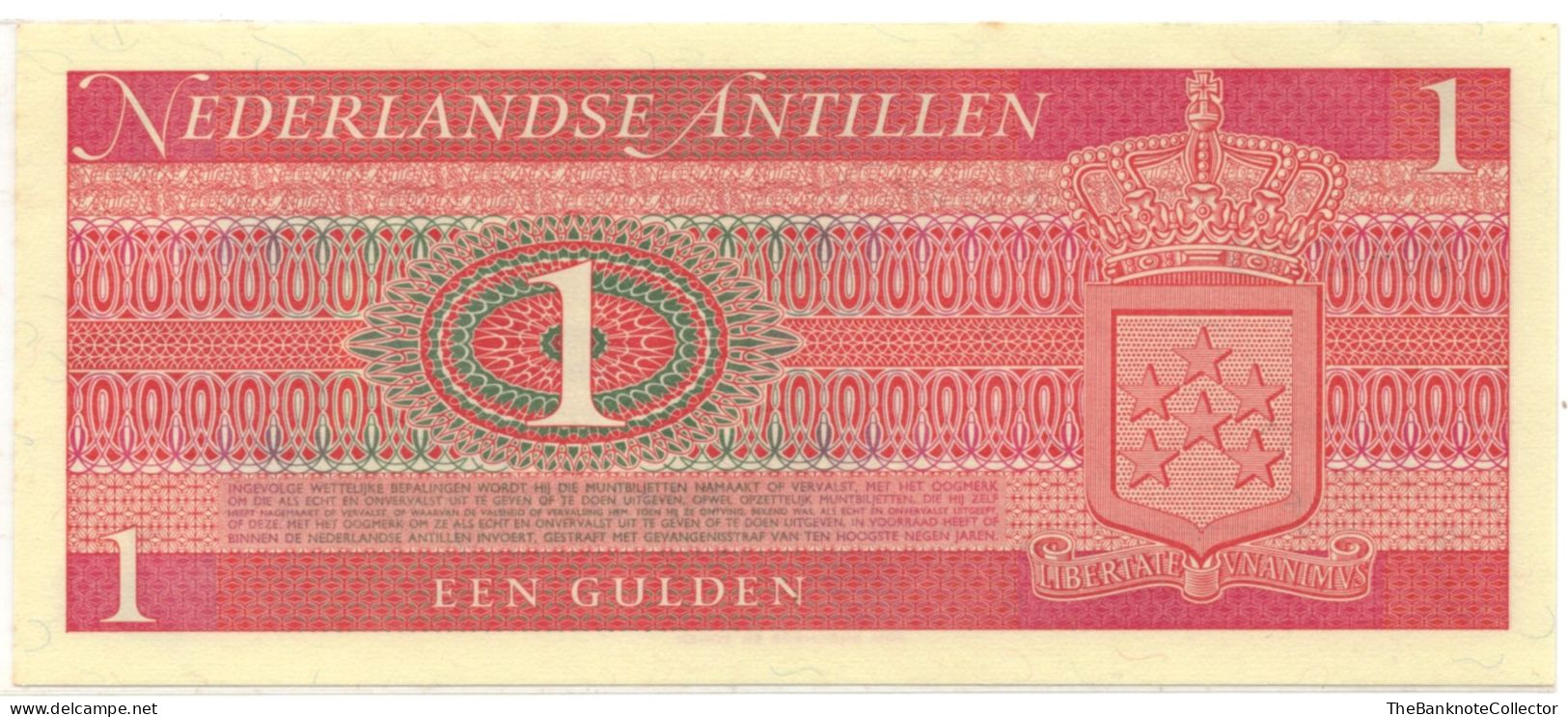 Netherlands Antilles 1 Gulden 1970 P-20 UNC - Sonstige & Ohne Zuordnung