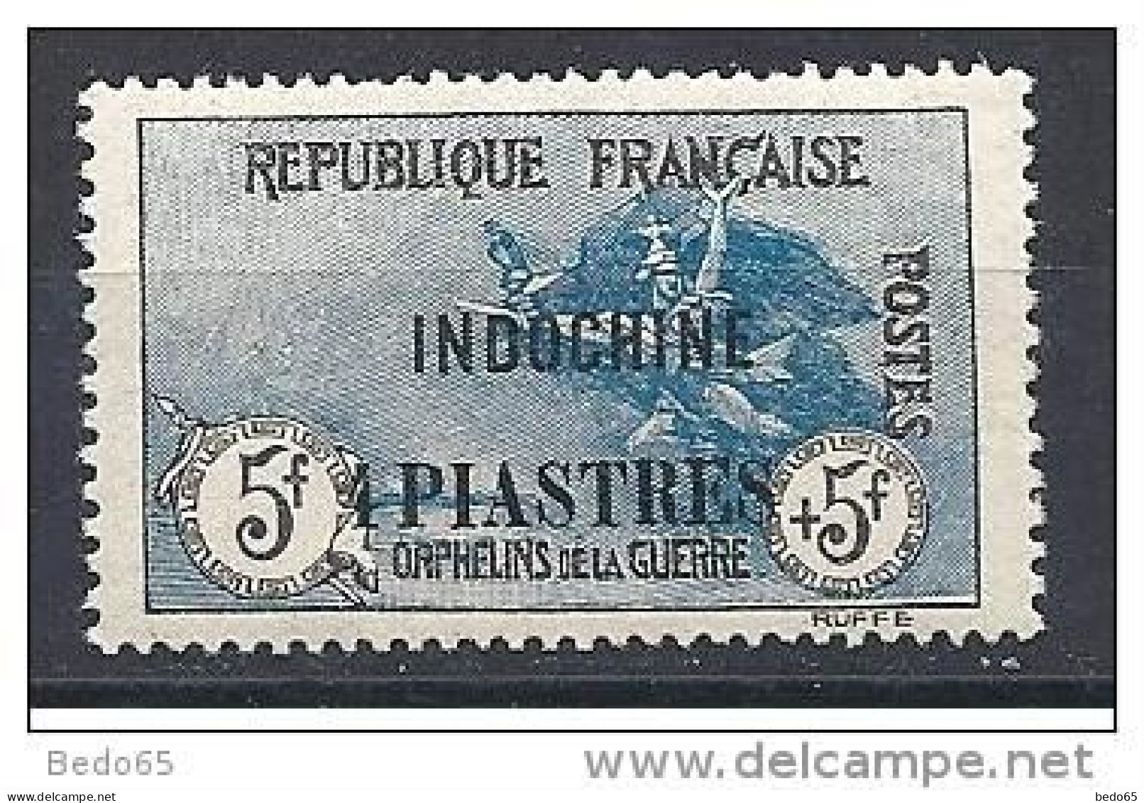 INDOCHINE ( ORPHELIN ) N° 95 NEUF** Gom Coloniale SANS CHARNIERE / MNH - Unused Stamps