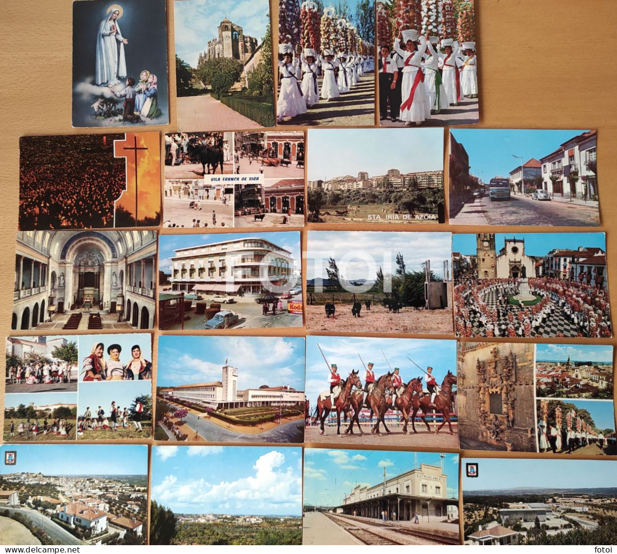 LOT 20 OLD POSTCARDS TOMAR FATIMA SANTAREM PORTUGAL FOTO POSTAIS CARTES - Santarem