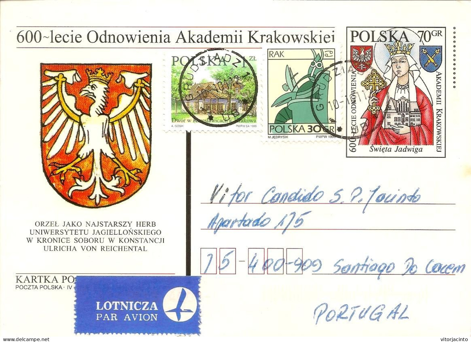 Poland - PAP - 600 Anniversary Of The Renewal Of The Academy Of Cracow - Postwaardestukken