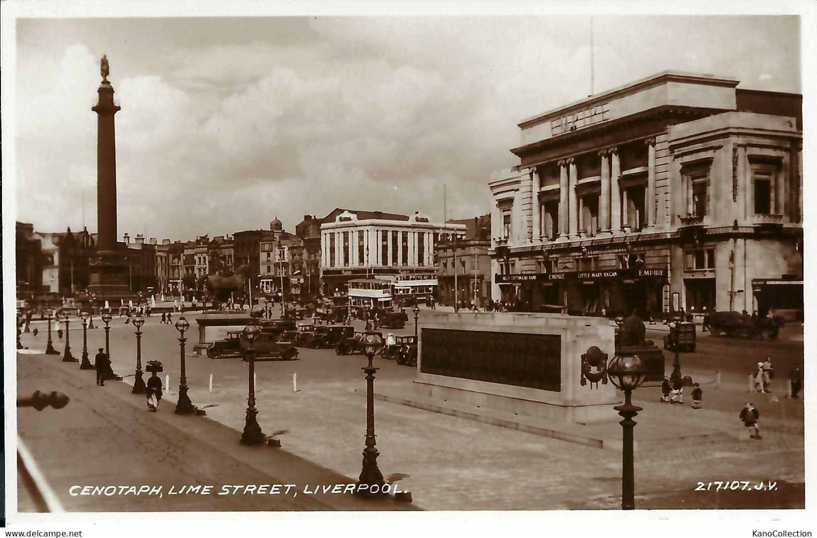 Liverpool, Cenotaph, Lime Street, Nicht Gelaufen - Liverpool