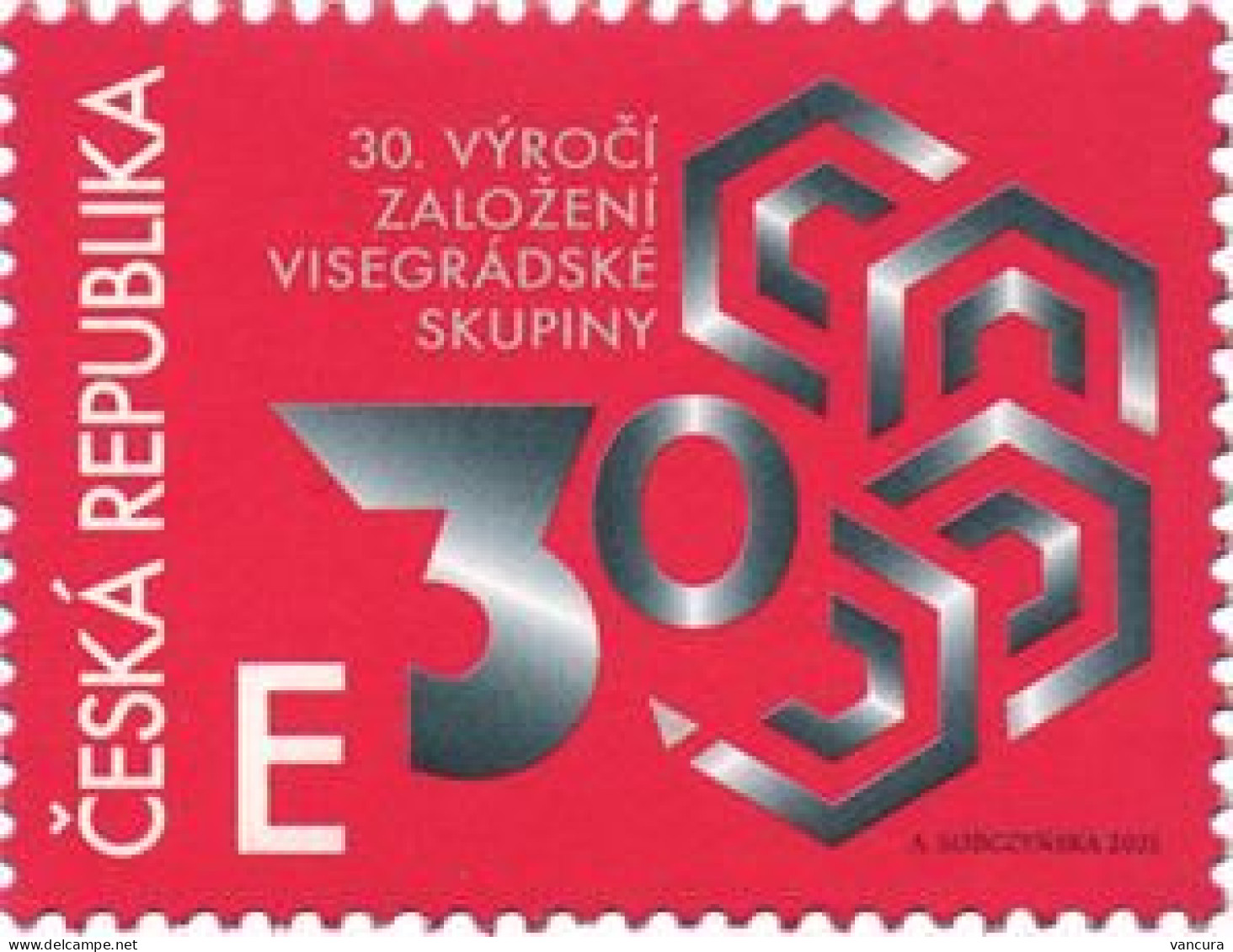 ** 1109 Czech Republic 30th Anniversary Of The Visegrad Group 2021 - Emissions Communes