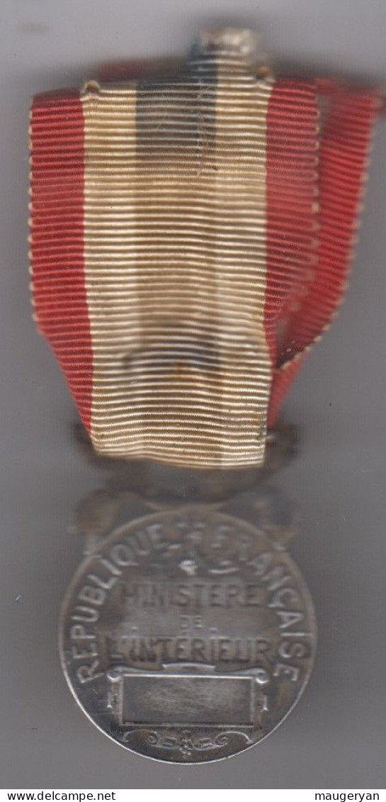 Médaille En Argent - Police Française - Otros & Sin Clasificación
