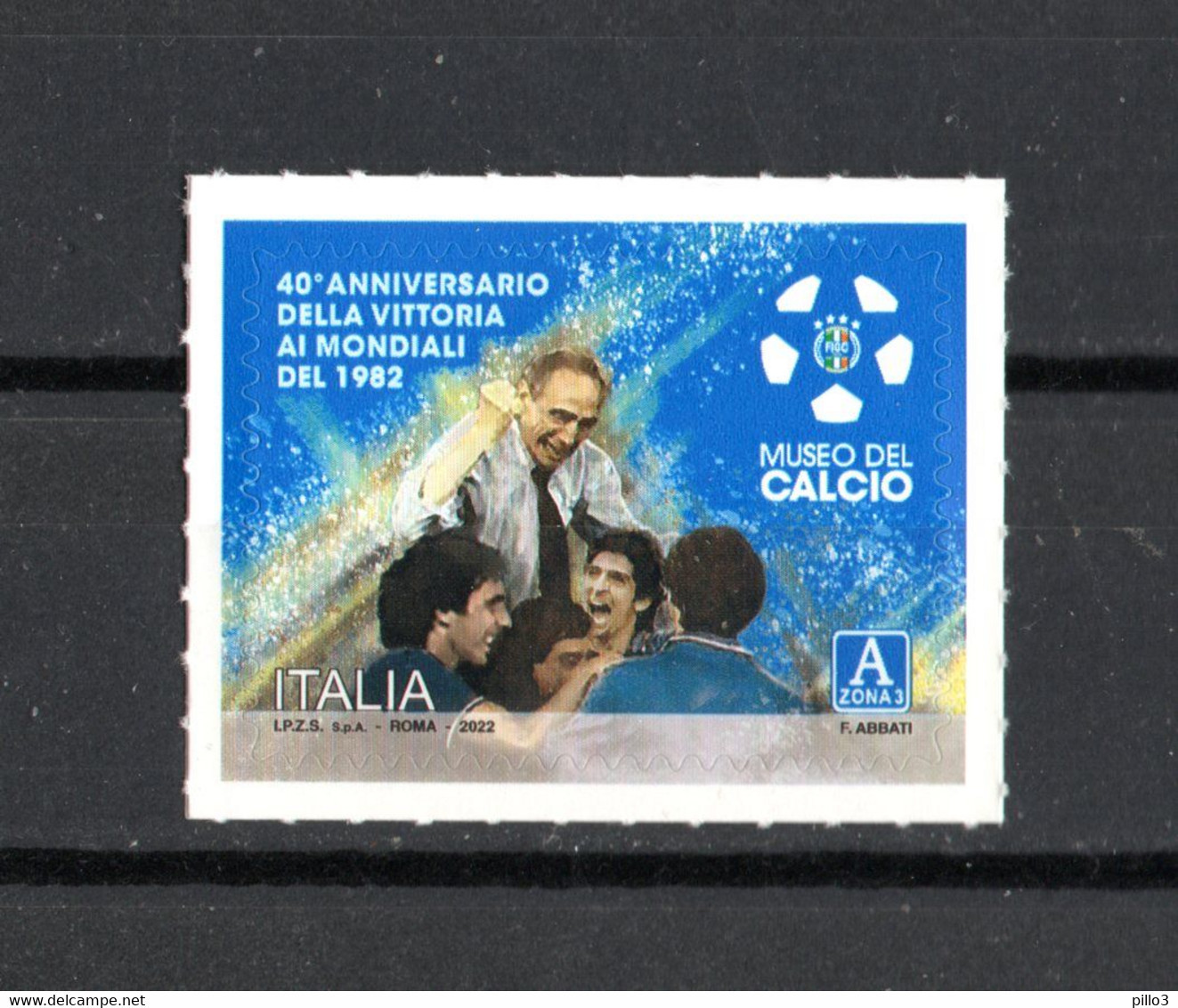 ITALIA  : 40° Della Vittoria Italiana  Ai  Mondiali Del 1982. - 1 Val. Da 5,50 €.  MNH**  Del  5.12.2022 - 2021-...: Neufs