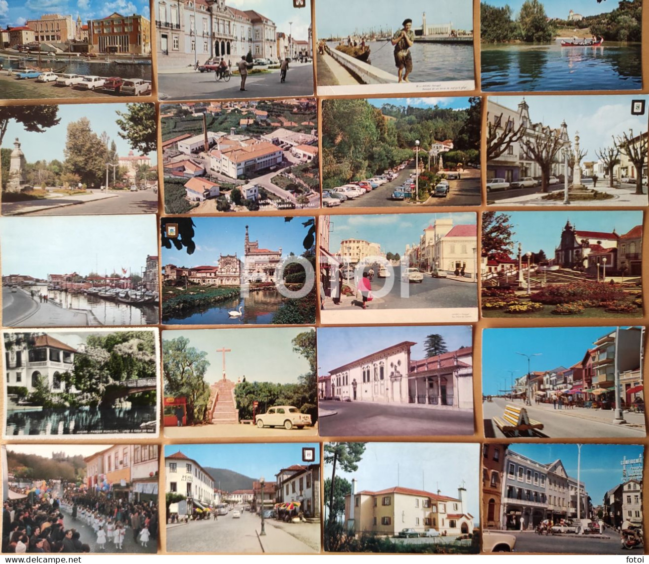 LOT 20 OLD POSTCARDS AVEIRO PORTUGAL FOTO POSTAIS CARTES - Aveiro