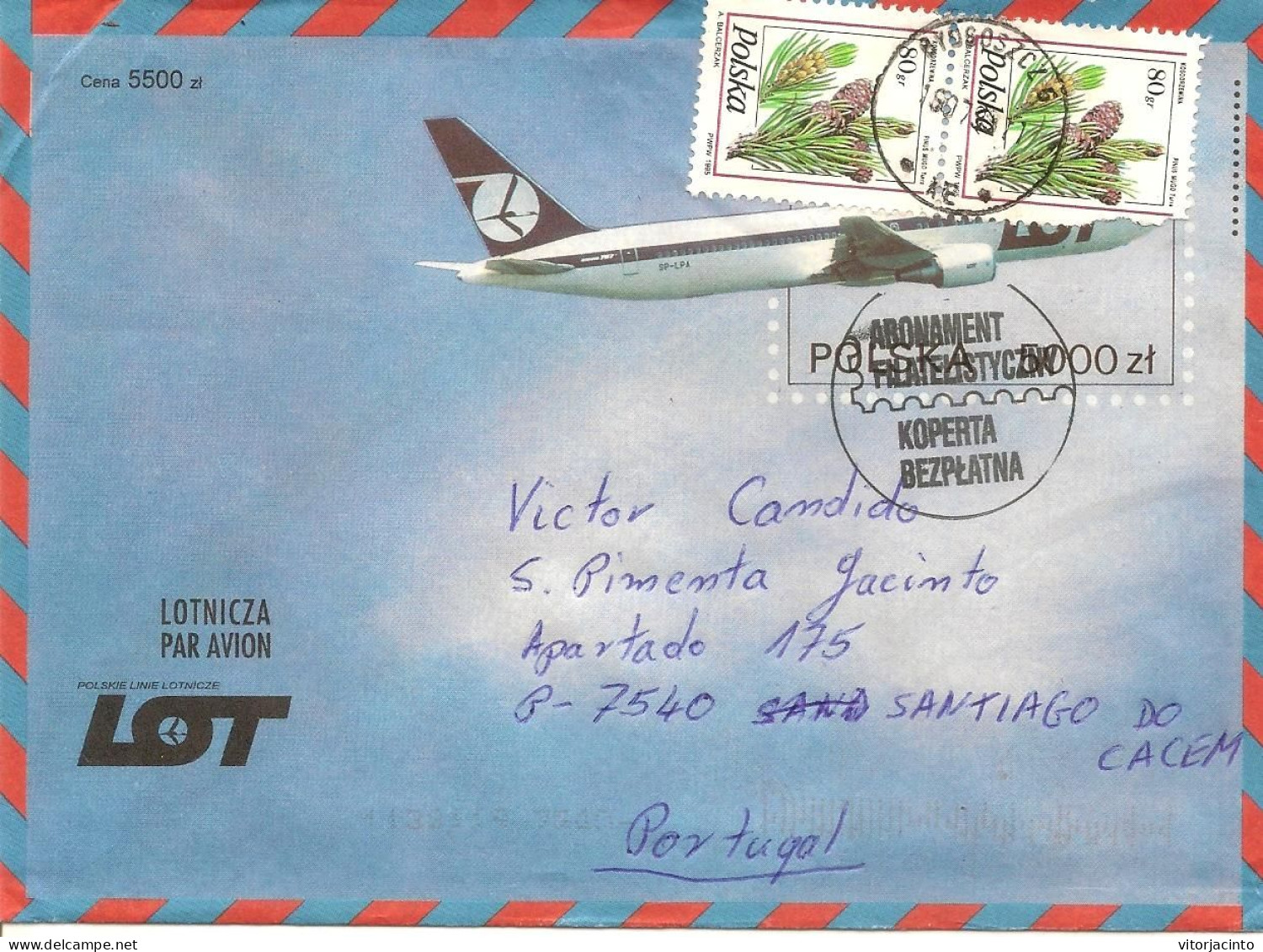 Poland - PAP - Aviation (LOT - Polish Airlines) - Entiers Postaux