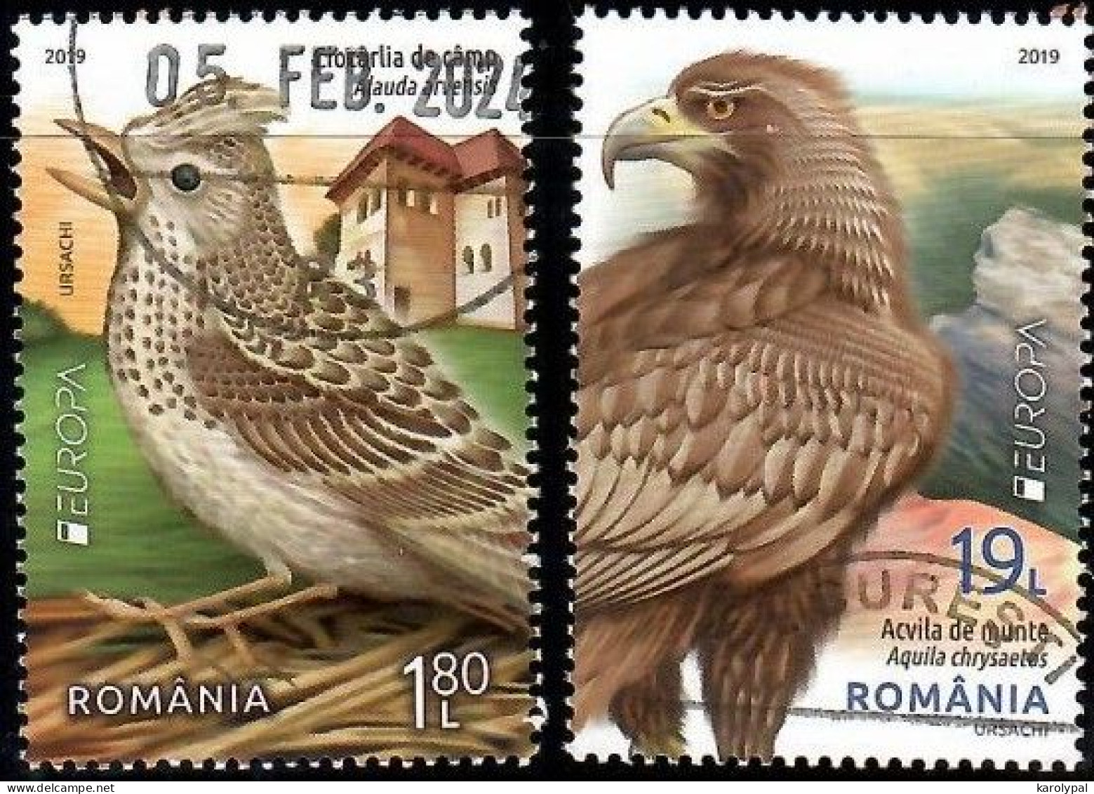 Romania, 2019 CTO, Mi. Nr.7531-2, Europa - Used Stamps