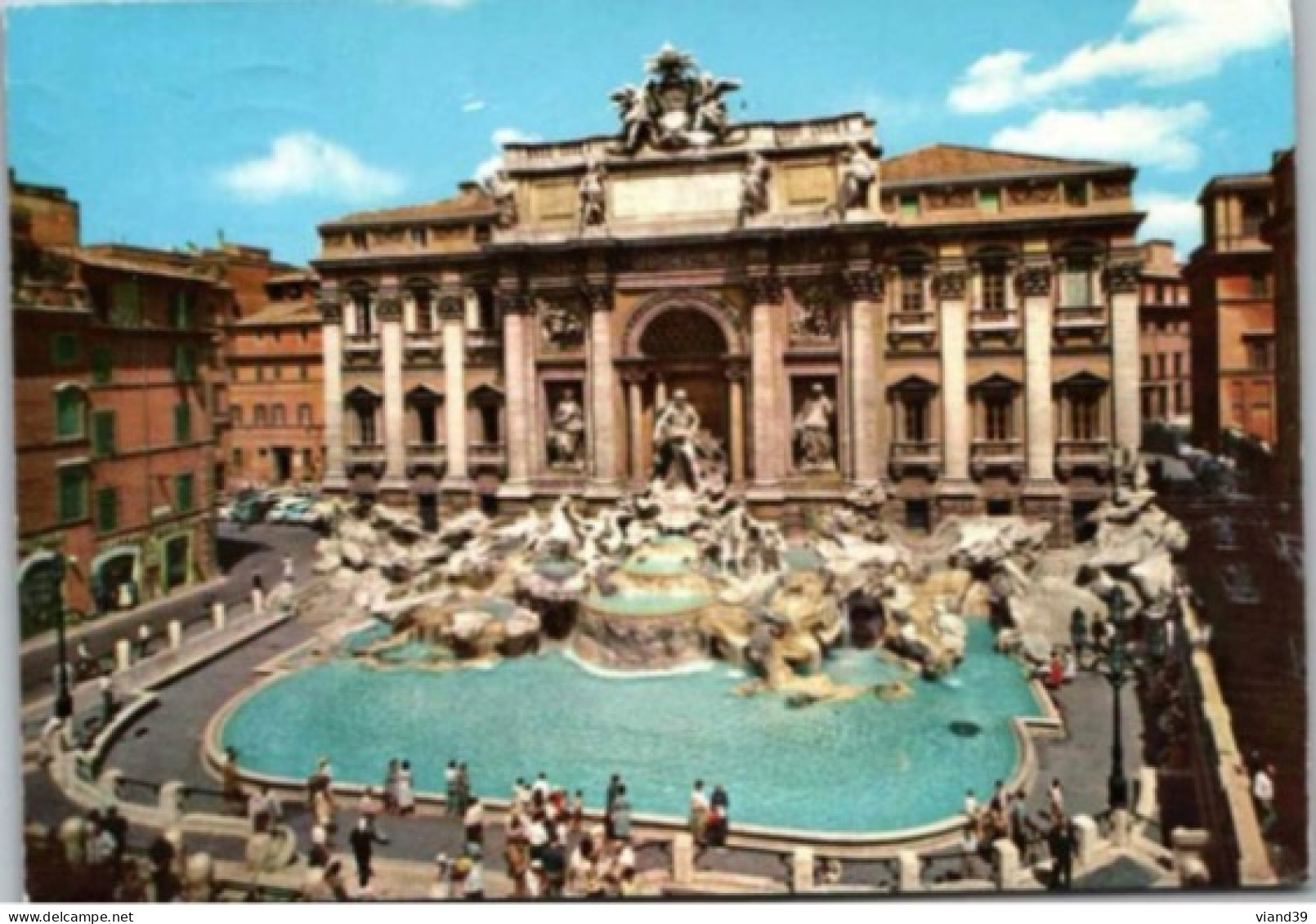 ROME. -  Fontaine De Trévi. -  Cachet Poste 1973 - Fontana Di Trevi