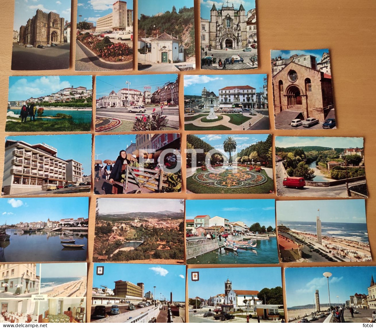 LOT 20 OLD POSTCARDS COIMBRA FIGUEIRA PORTUGAL FOTO POSTAIS CARTES - Coimbra