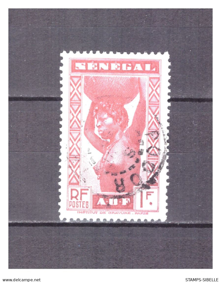 SENEGAL  .  N °  147  . 1 F  CARMIN    OBLITERE  .  SUPERBE  . - Used Stamps