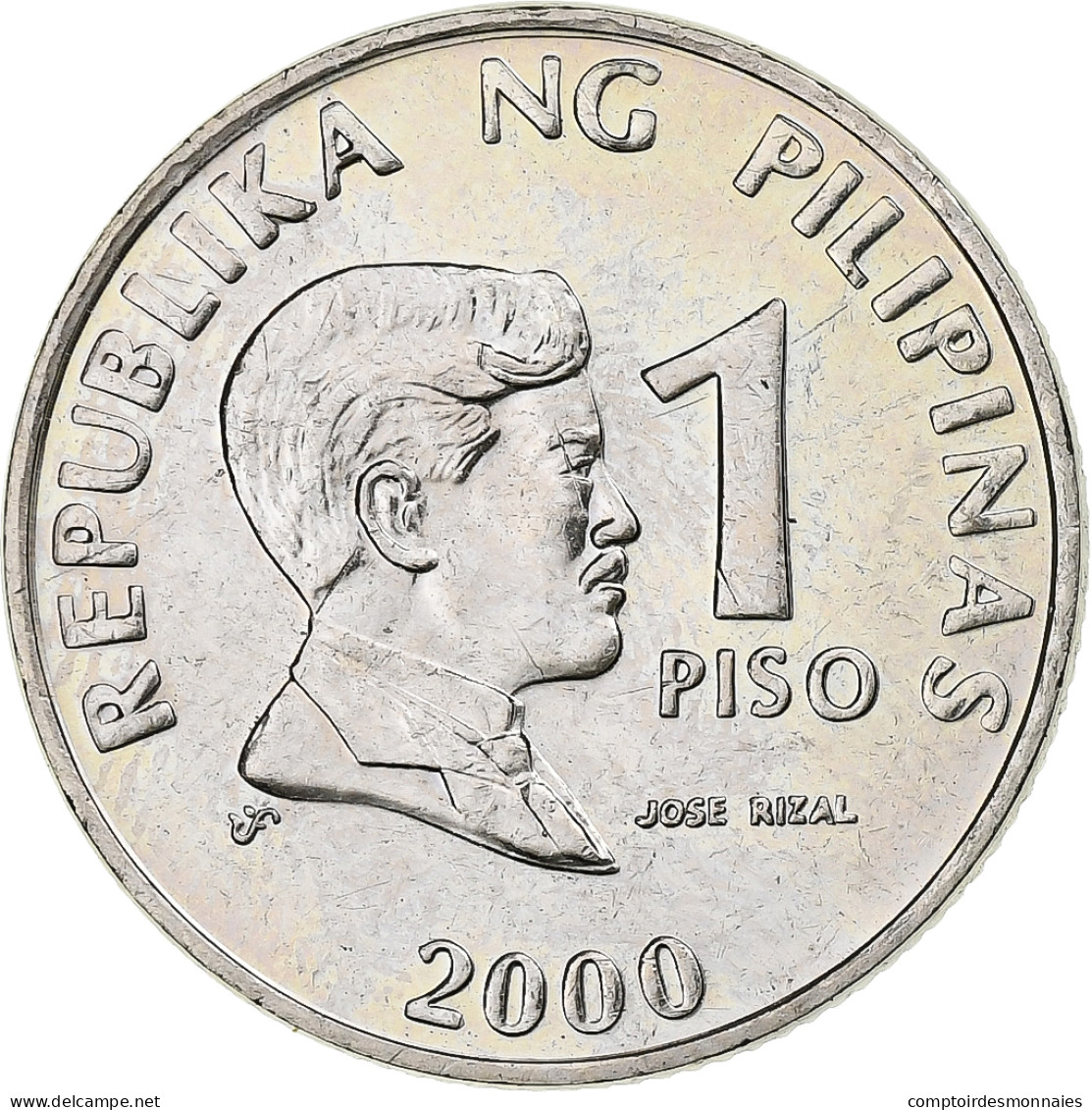 Philippines, Piso, 2000, Nickel Plaqué Acier, SPL, KM:269a - Philippines