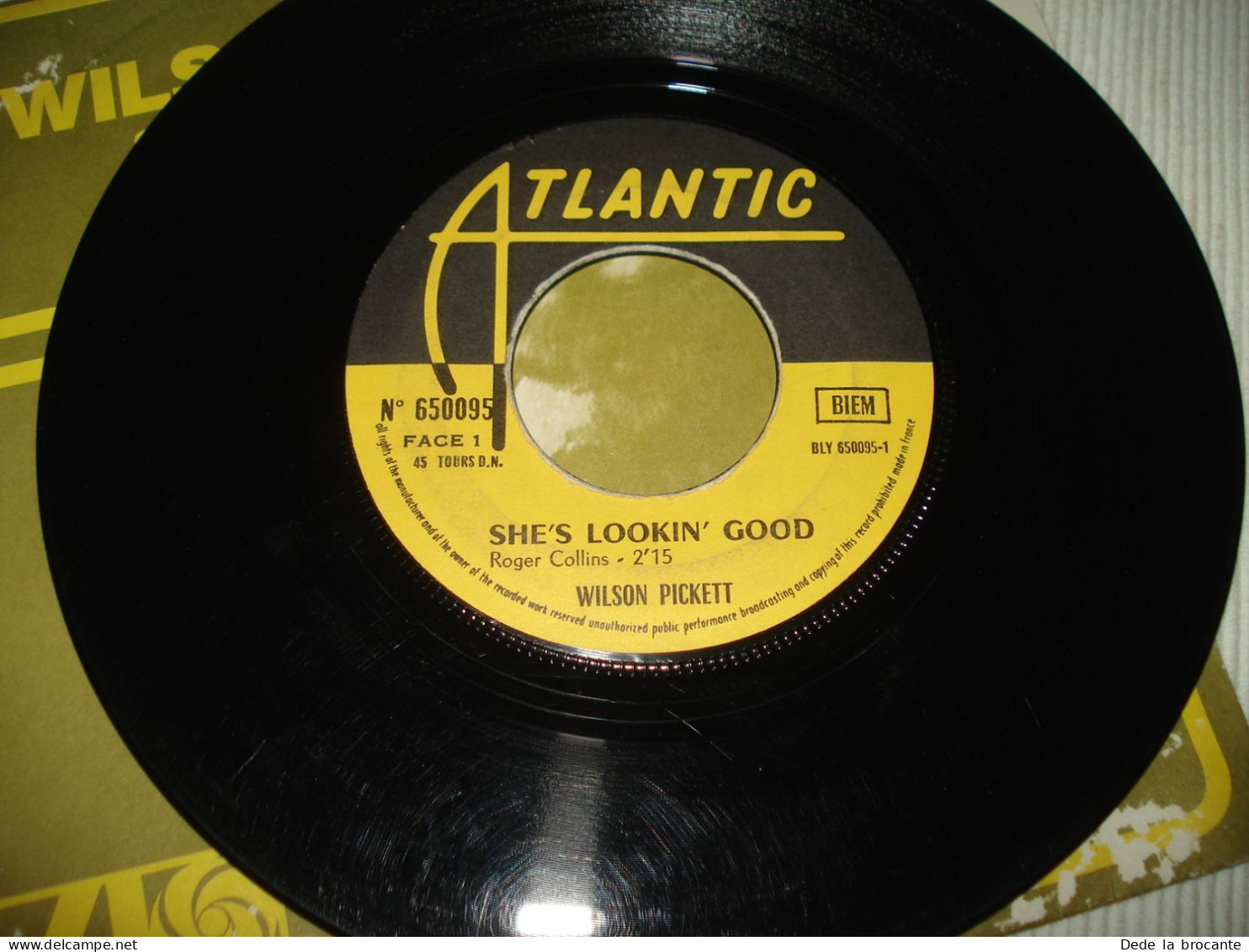 B14 / Wilson Pickett – She's Lookin' Good + Languette - 650.095 - Fr 1968 VG+/VG - Soul - R&B