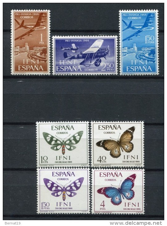 Ifni 1966. Completo. Edifil 218-24 ** MNH. - Ifni