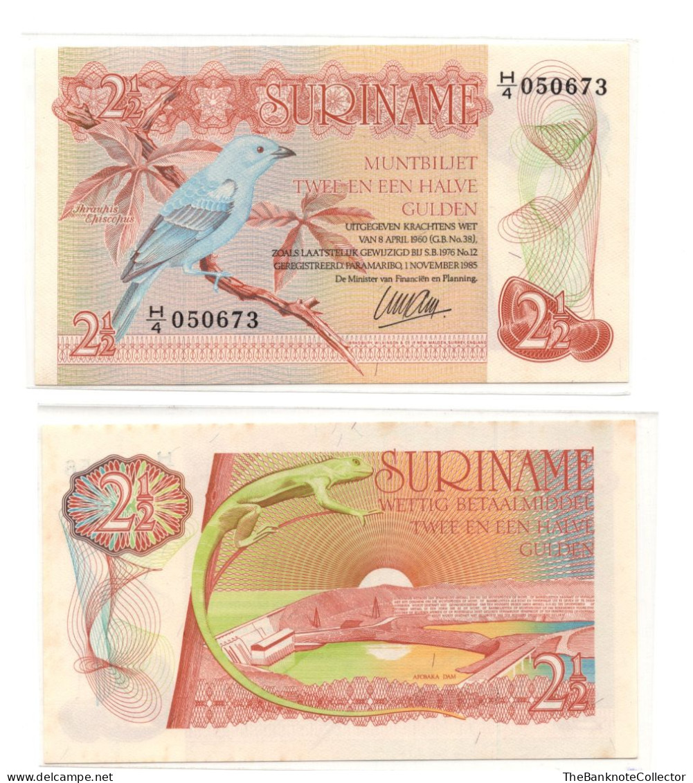 Surinam 2.5 Gulden 1985 P-119 UNC - Suriname