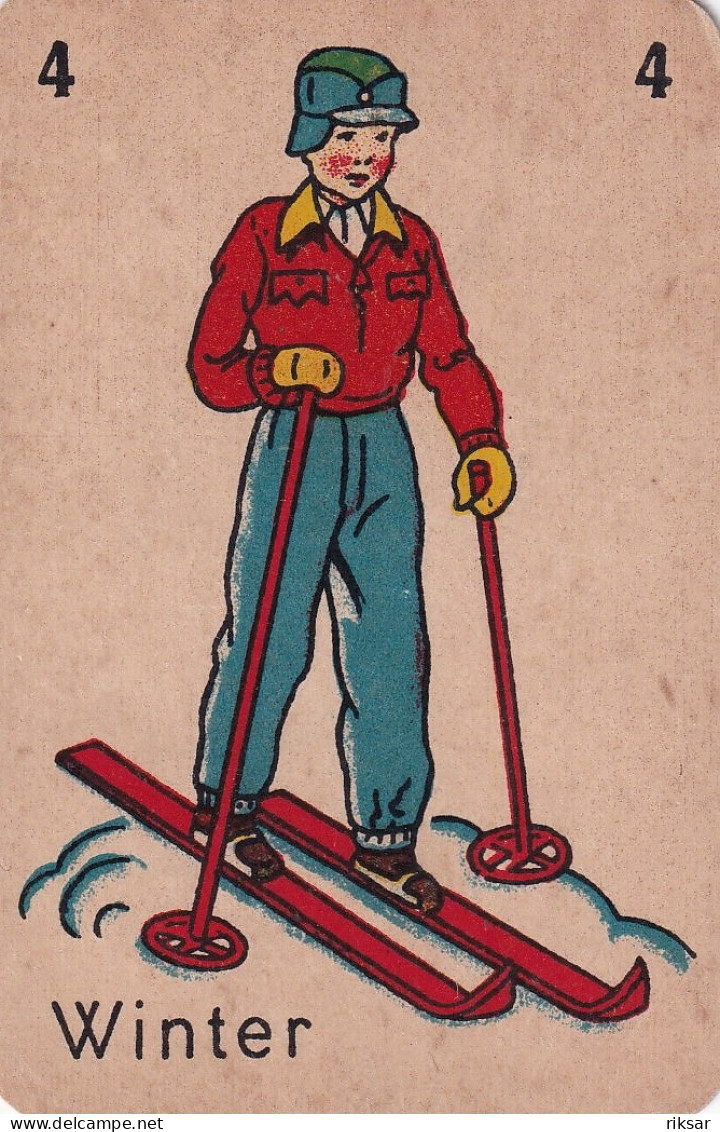 CARTE A JOUER(SKI) - Kartenspiele (traditionell)