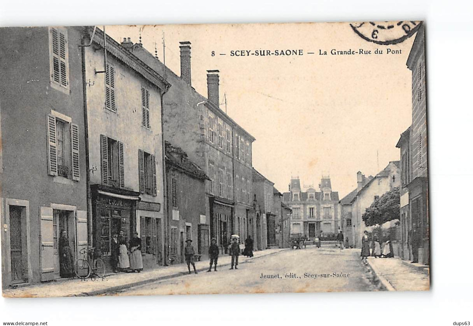 SCEY SUR SAONE - La Grande Rue Du Pont - Très Bon état - Scey-sur-Saône-et-Saint-Albin