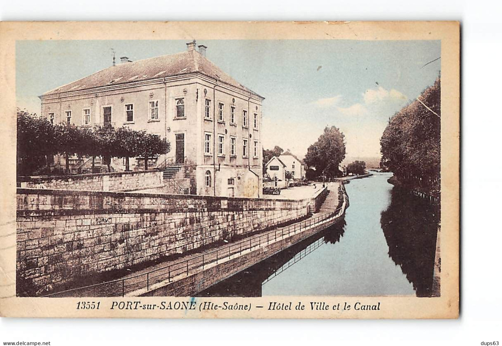 PORT SUR SAONE - Hôtel De Ville Et La Canal - Très Bon état - Port-sur-Saône