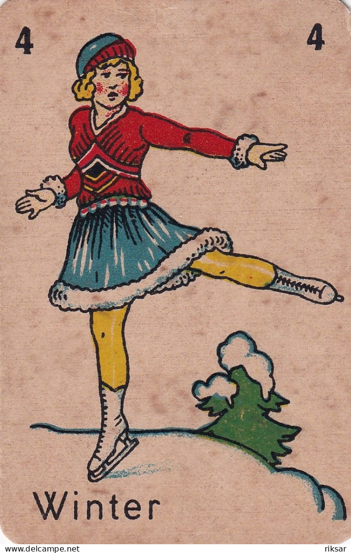 CARTE A JOUER(PATINAGE SUR GLACE) - Kartenspiele (traditionell)