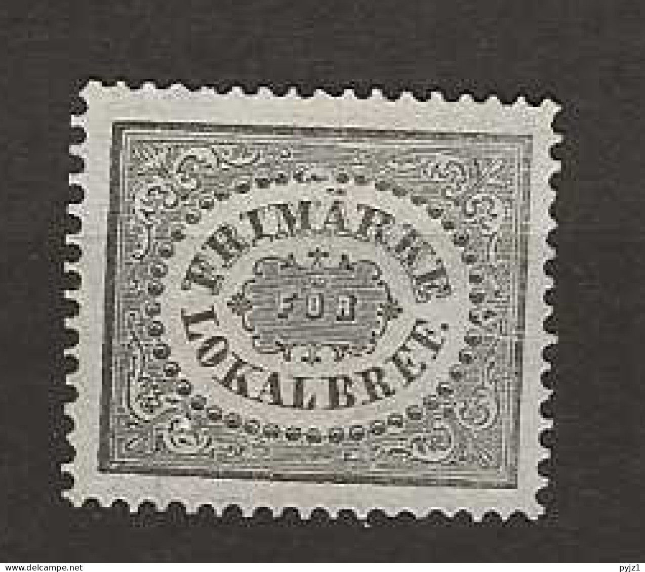 1856 MNG Sweden Mi 6 - Unused Stamps