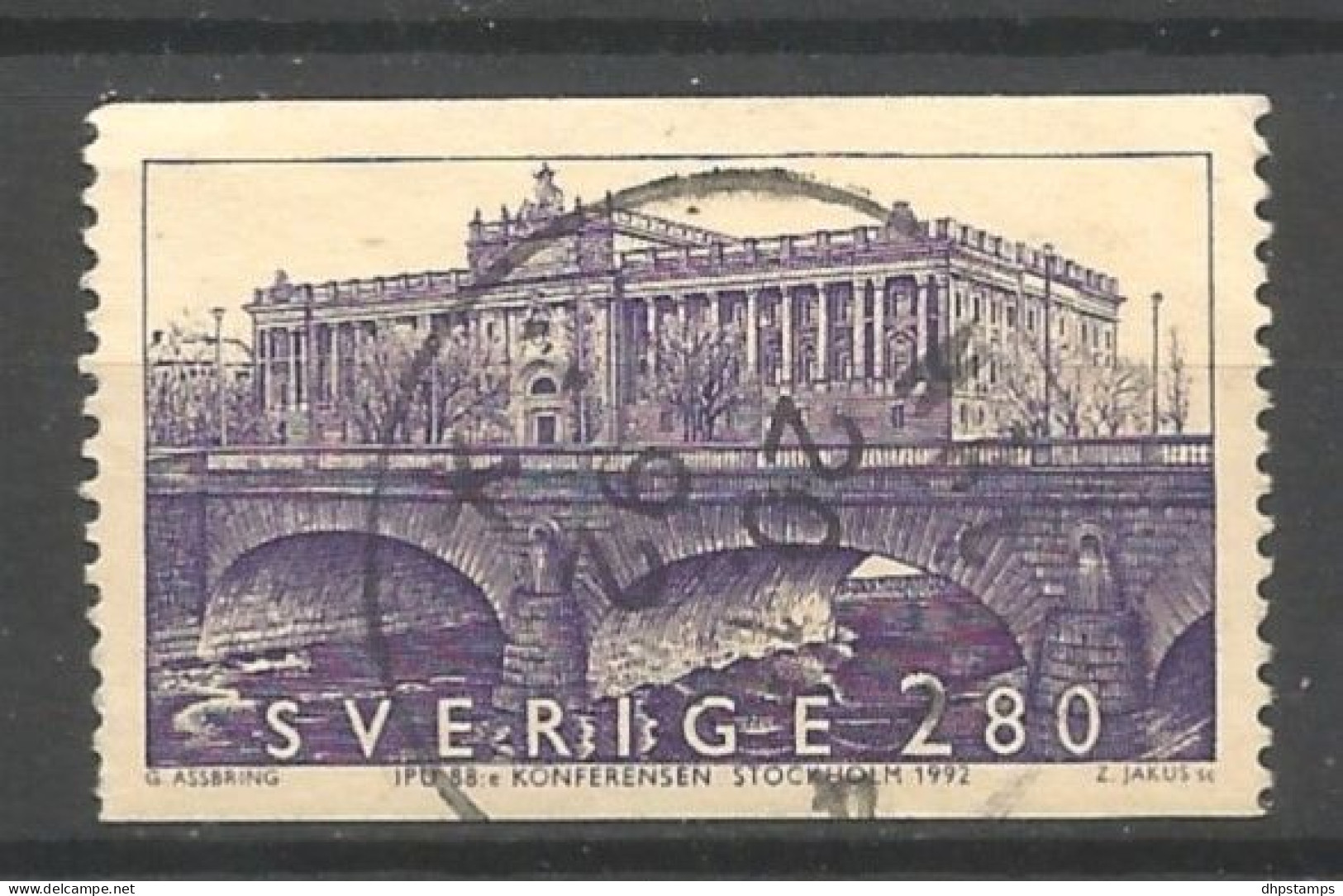 Sweden 1992 Parliament Y.T. 1719 (0) - Used Stamps