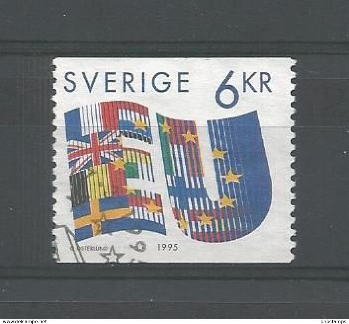 Sweden 1995 Entering The EU  Y.T. 1862 (0) - Gebruikt