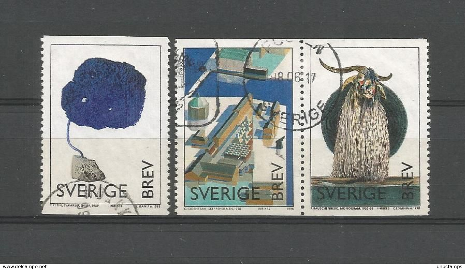 Sweden 1998 Art Museum Y.T. 2014/2016 (0) - Used Stamps