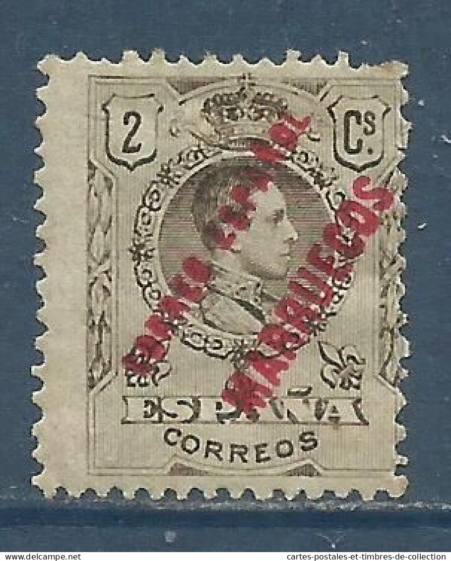 MAROC ESPAGNOL , 2 C. , Surchargé " Correo Espagnol MARRUECOS " , 1909 - 1914 , N° YT 25 , µ - Spaans-Marokko