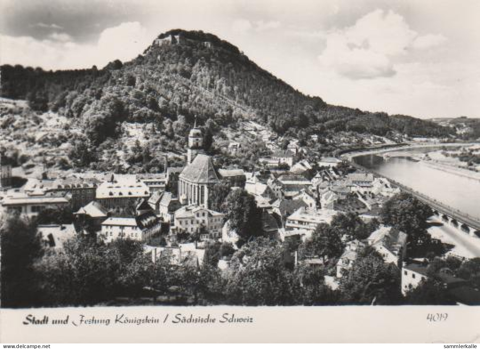 9023 - Stadt Und Festung Königstein - Ca. 1955 - Koenigstein (Saechs. Schw.)