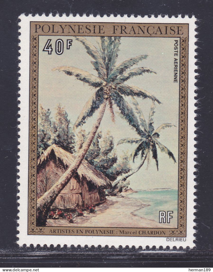 POLYNESIE AERIENS N°   85 ** MNH Neuf Sans Charnière, TB (D7709) Tableaux, Marcel Chardon - 1974 - Unused Stamps