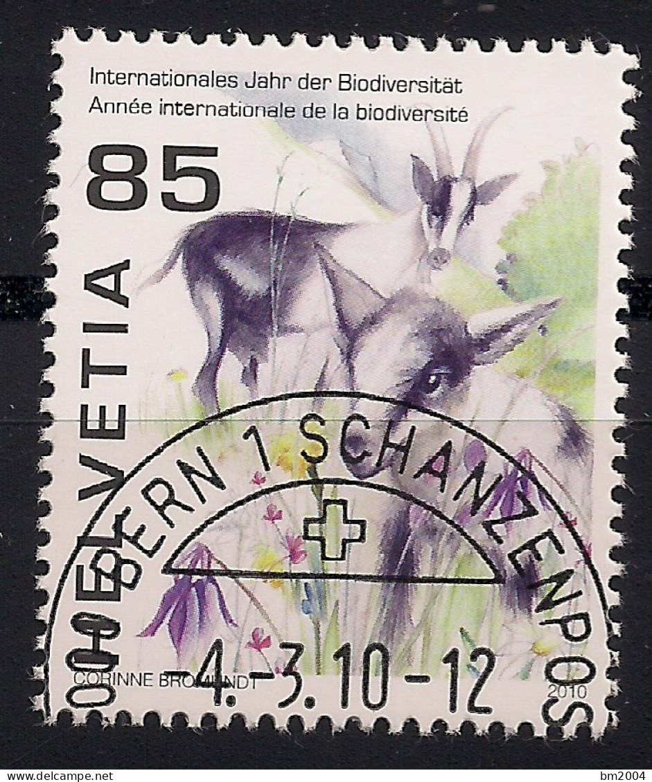 2010  Schweiz   Mi. 2145 FD-.used    Internationales Jahr Der Biodiversität. - Oblitérés