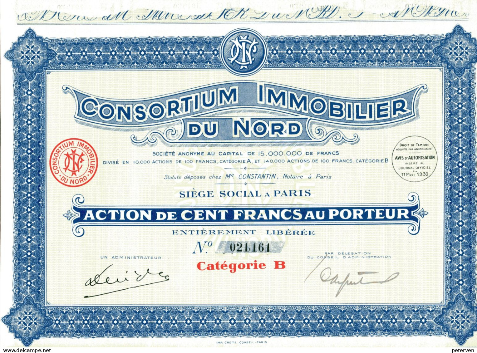 CONSORTIUM IMMOBILIER Du NORD - Banque & Assurance