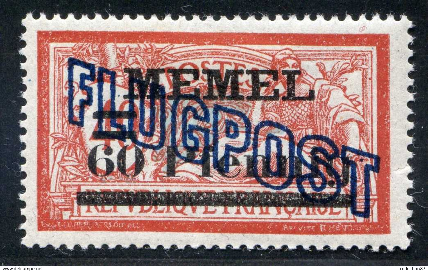 REF 088 > MEMEL FLUGPOST < PA N° 2 * Neuf Ch Dos Visible - MH * > Air Mail - Aéro - Unused Stamps