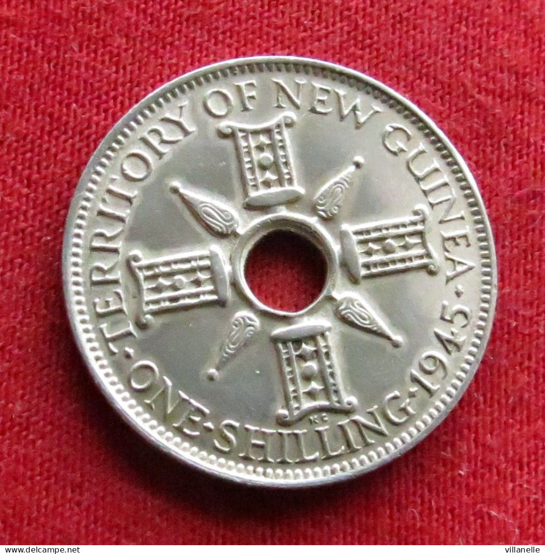 Papua New Guinea 1 Shilling 1945 Papuasia Nova Guine Nuova Guinea Papouasie Nouvelle Guinee #1 Wºº - Papoea-Nieuw-Guinea