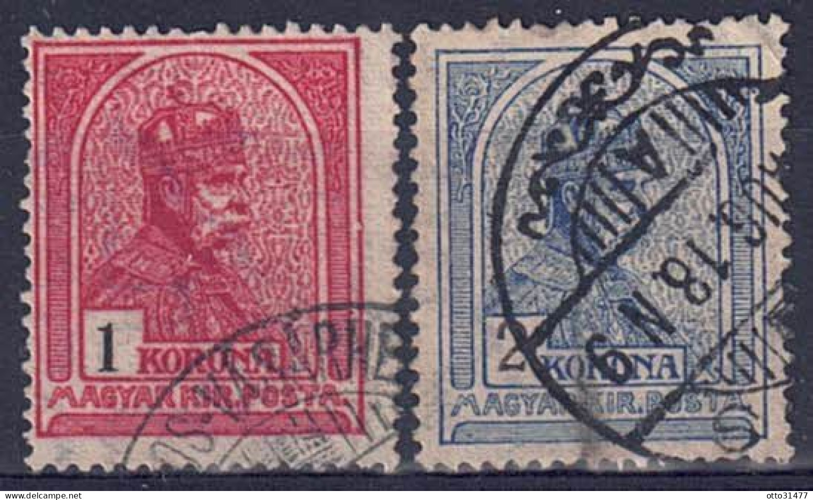 Ungarn 1904 - König Franz Josef, Nr. 87 B + 88 B, Getempelt / Used - Used Stamps
