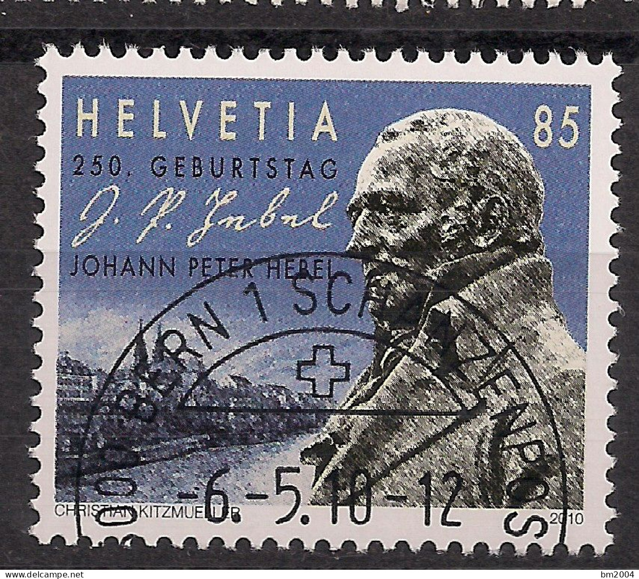 2010  Schweiz   Mi. 2153 FD-used   250. Geburtstag Von Johann Peter Hebel. - Gebraucht