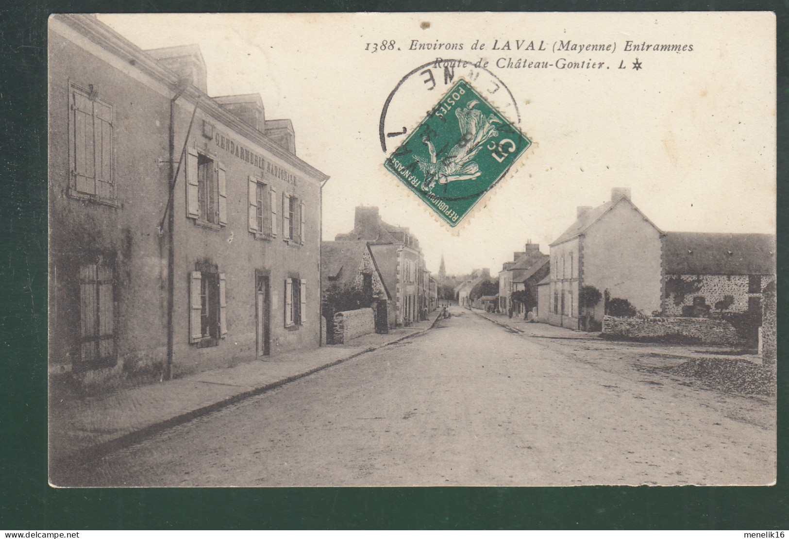 CP - 53 - Entrammes - Route De Château-Gontier - Entrammes