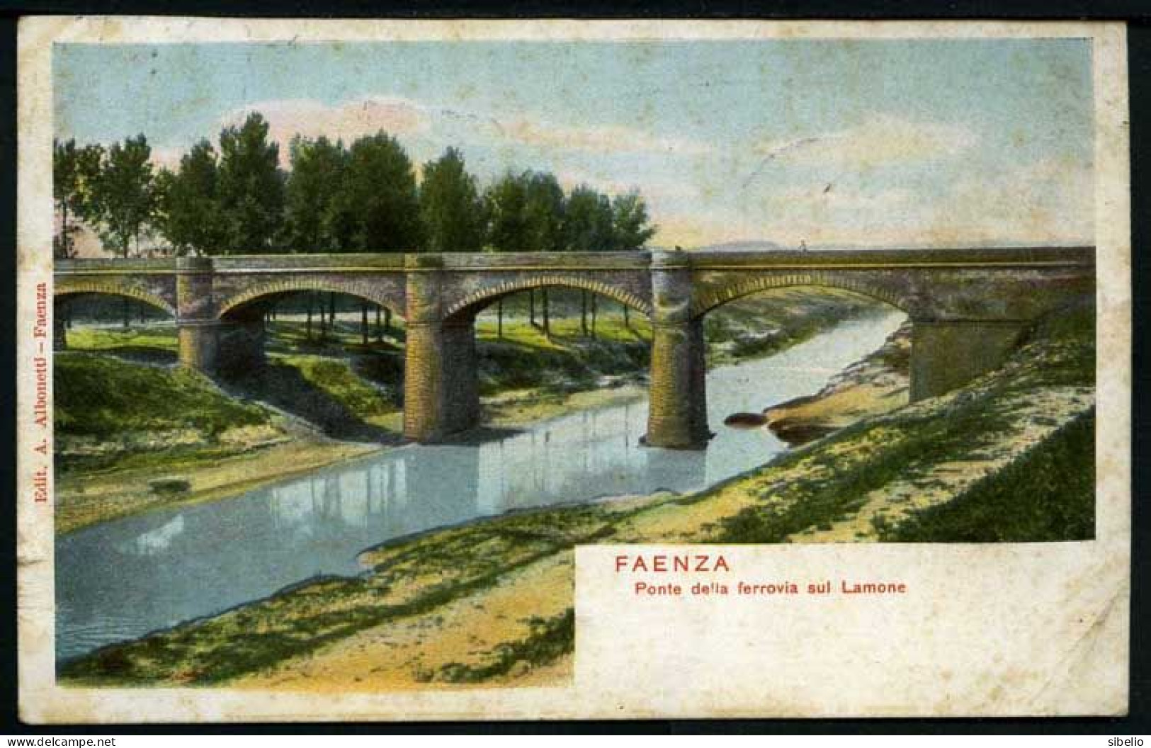 FAENZA - Ponte Della Ferrovia - Viaggiata 1904 - Rif. 14629N - Faenza