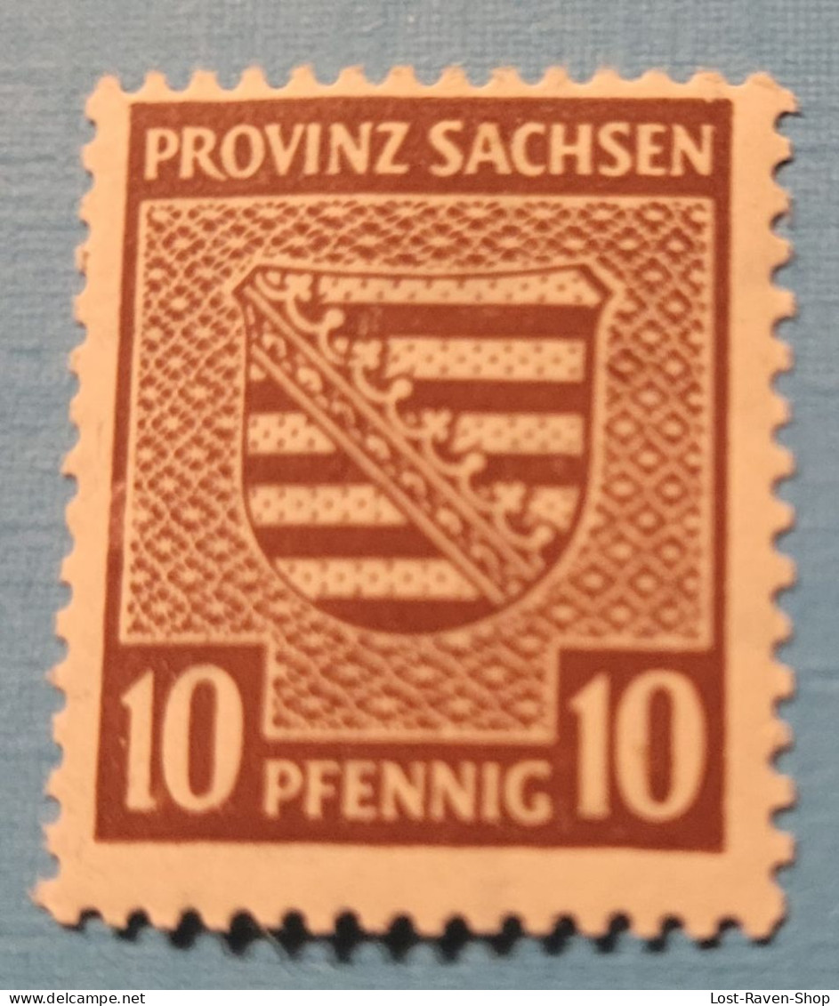 Provinz Sachsen - 10 Pfennig - Afgestempeld