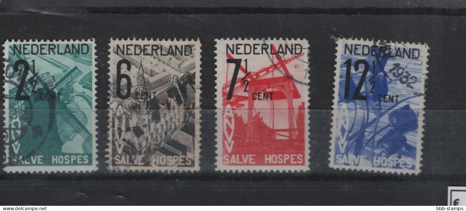 Niederlande Michel Kat.No.  Used 249/252 - Oblitérés