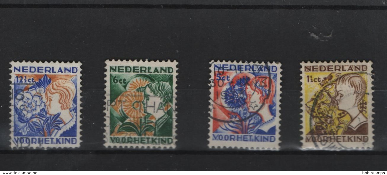 Niederlande Michel Kat.No.  Used 253/256 (2) - Oblitérés