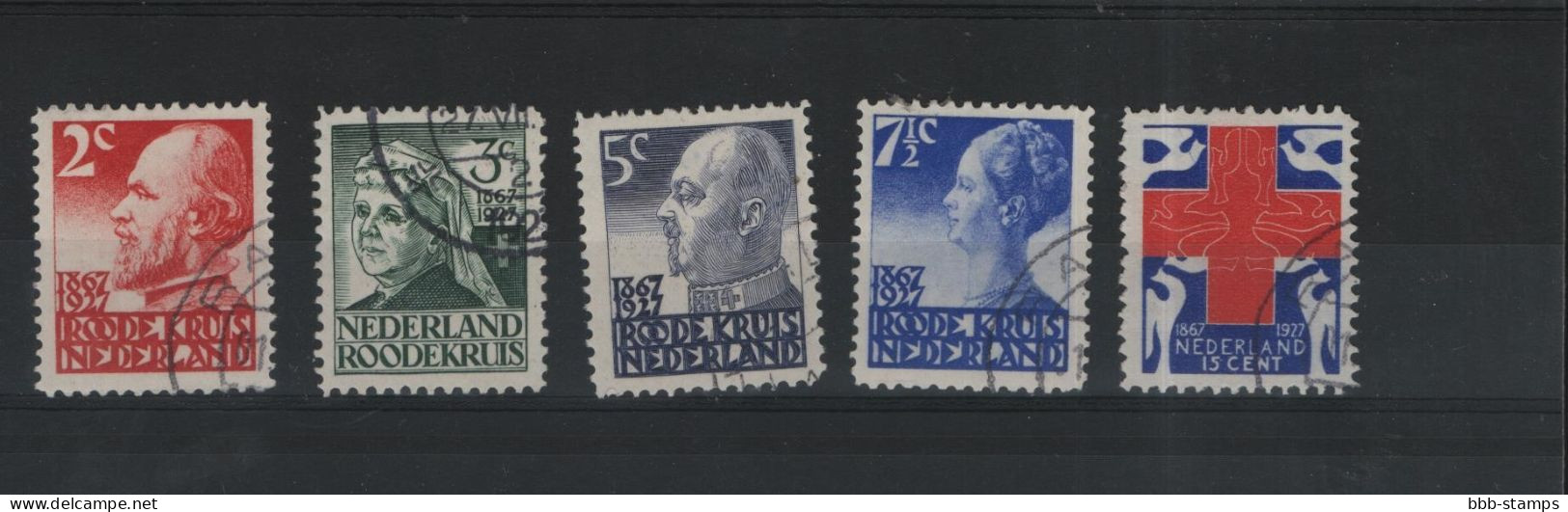 Niederlande Michel Kat.No. Used 196/200 - Used Stamps