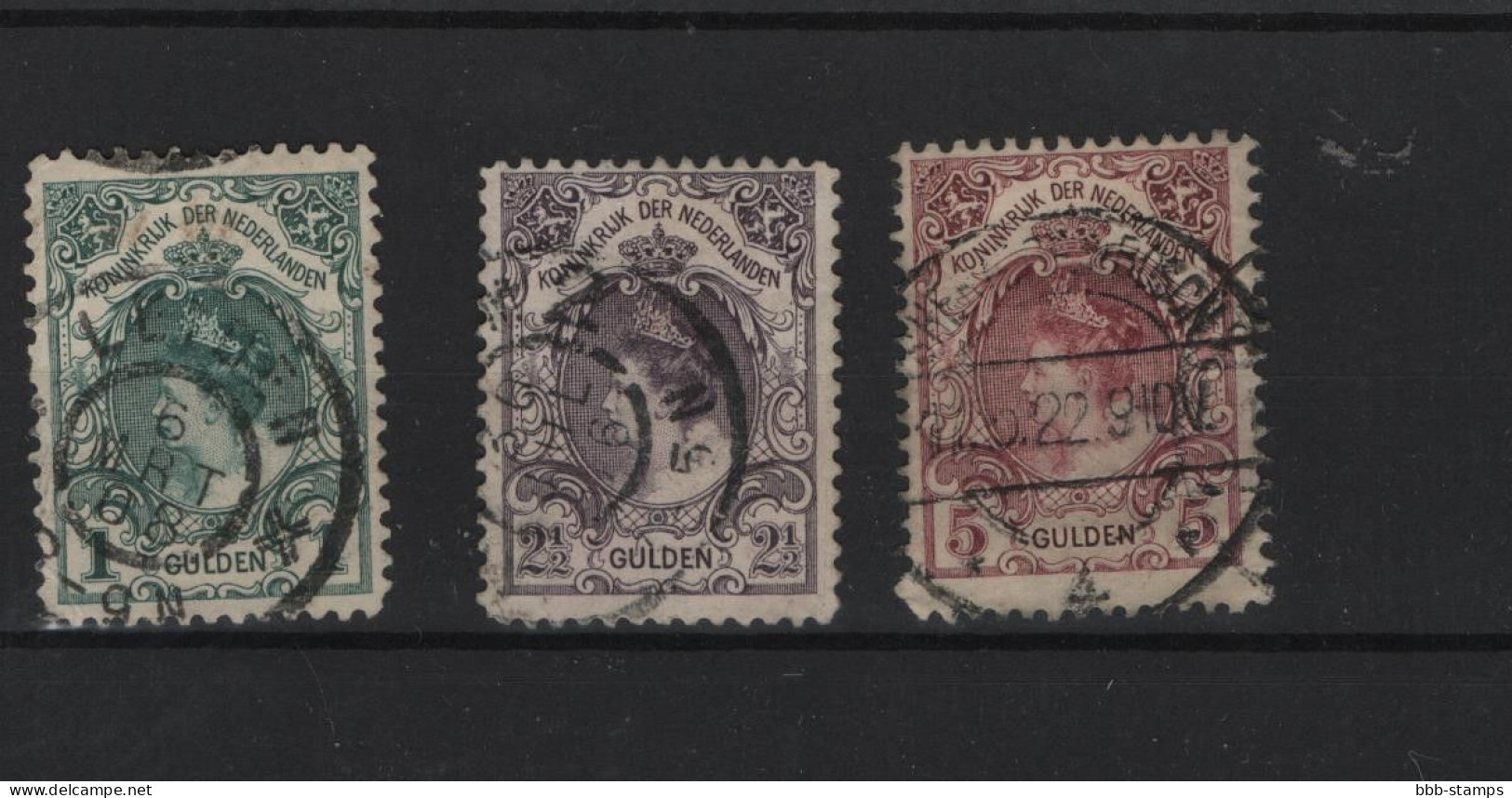 Niederlande Michel Kat.No. Used 63/65 - Used Stamps
