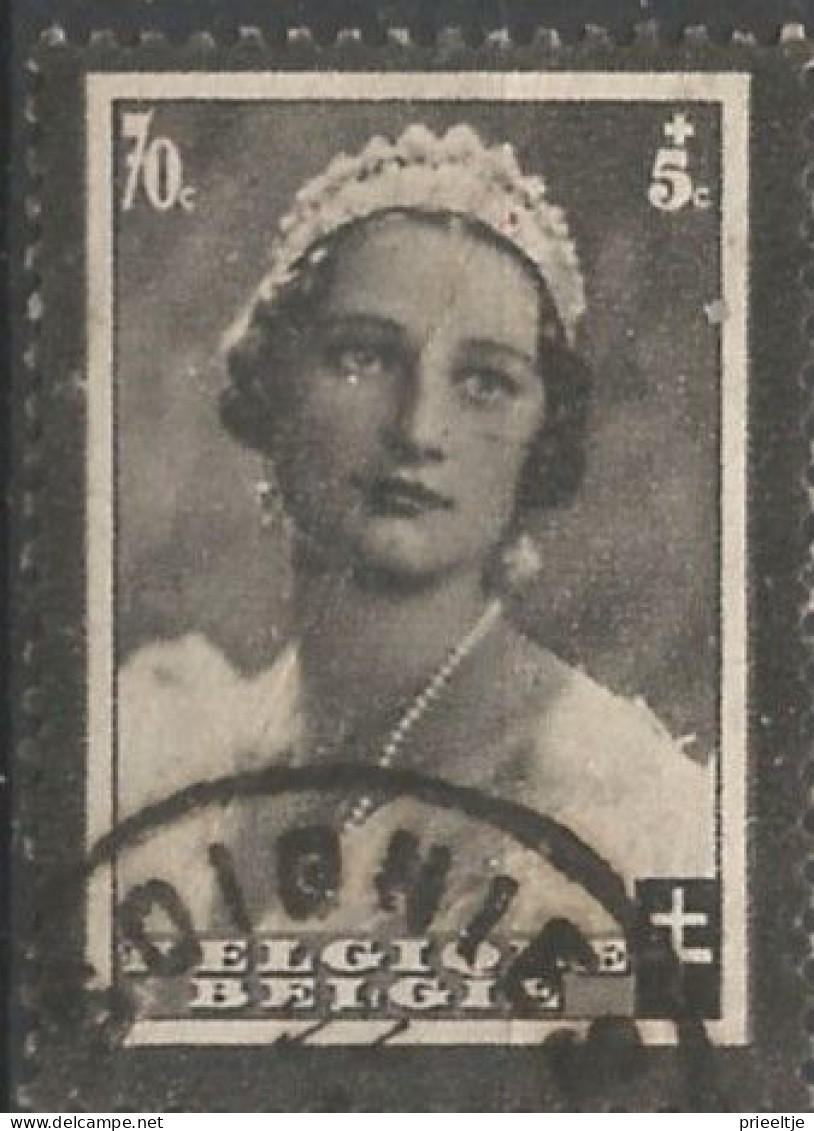 Belgie 1935 Rouwzegel Kon.Astrid  OCB 415 (0) - Usados