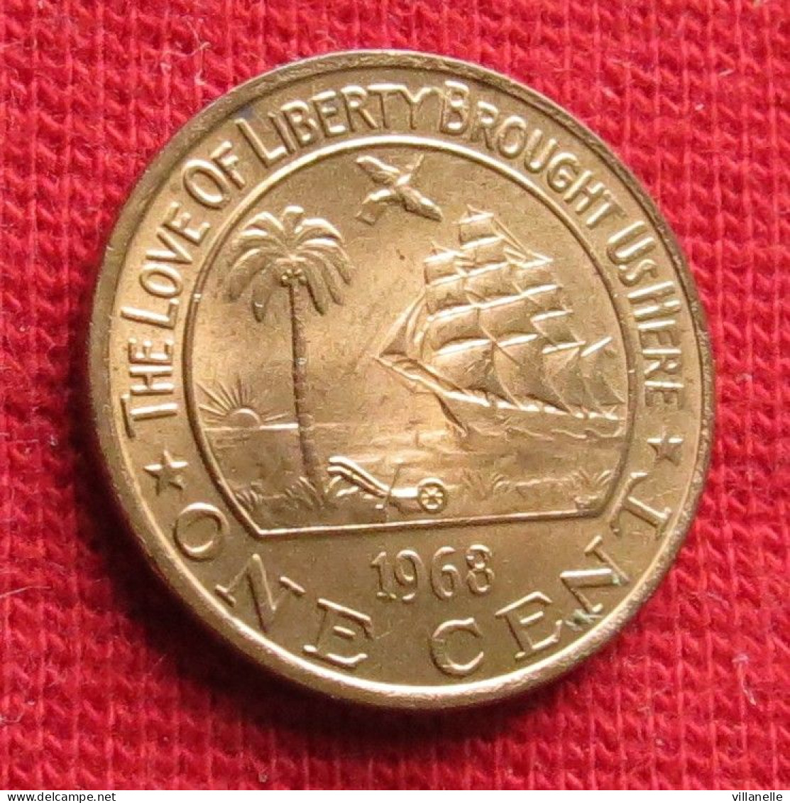 Liberia 1 Cent 1968 #2 W ºº - Liberia