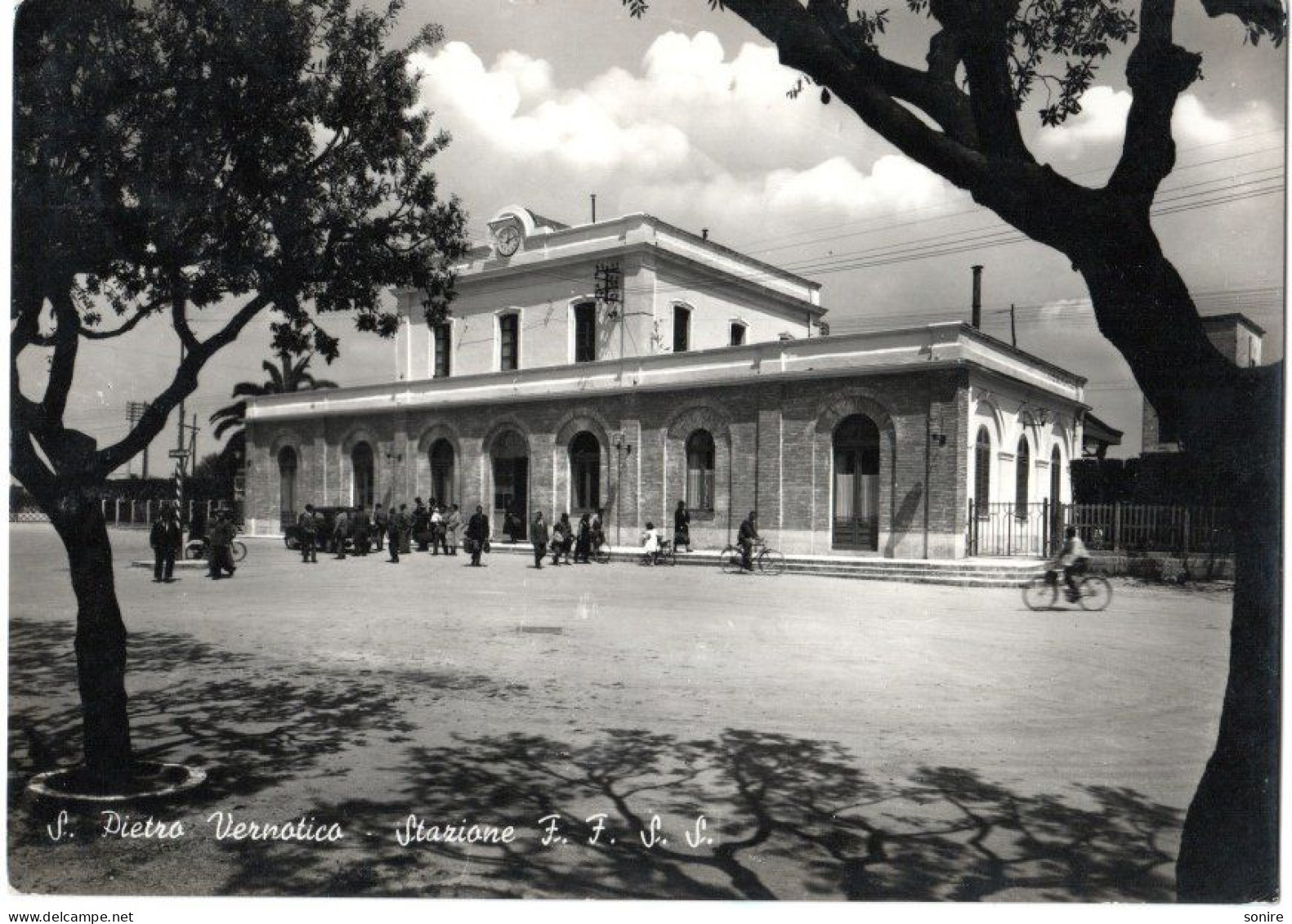 SAN PIETRO VERNOTICO (BRINDISI) STAZIONE F.S - RAILWAY STATION - ED.ALTAVILLA - VG FG - C0254 - Brindisi