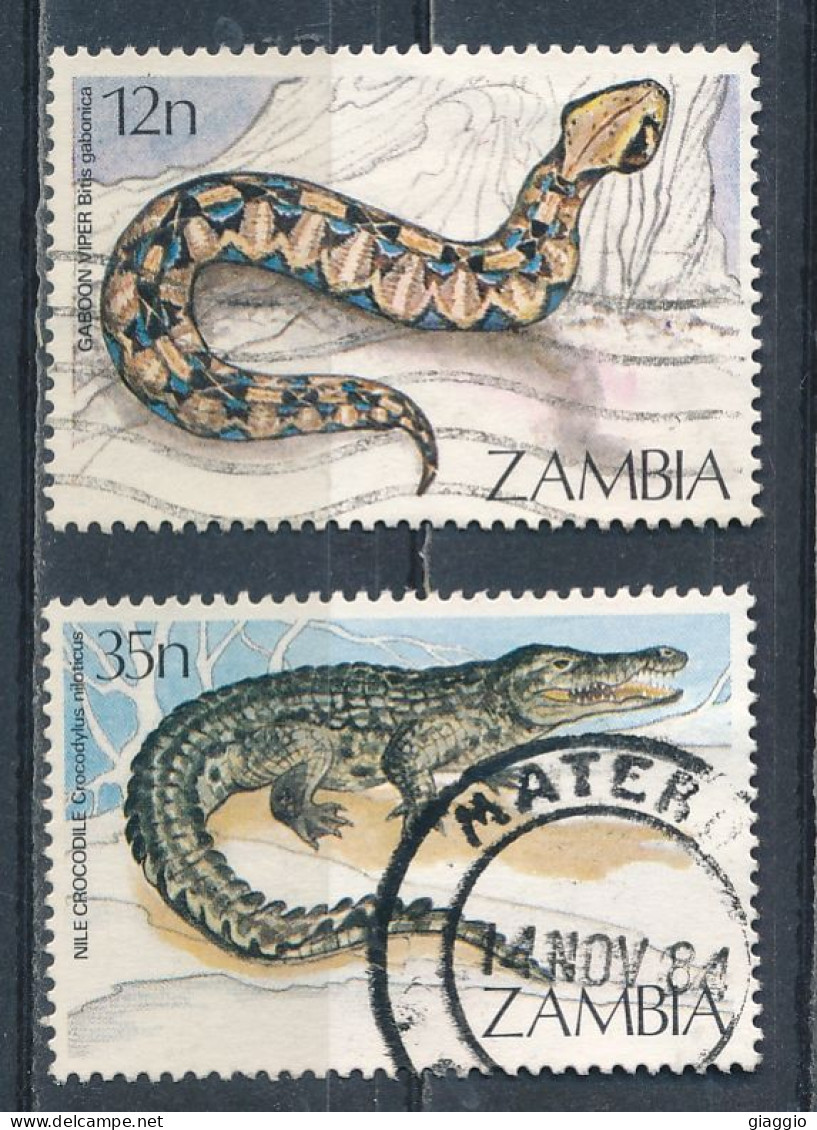 °°° ZAMBIA - Y&T N°306/8 - 1984 °°° - Zambie (1965-...)