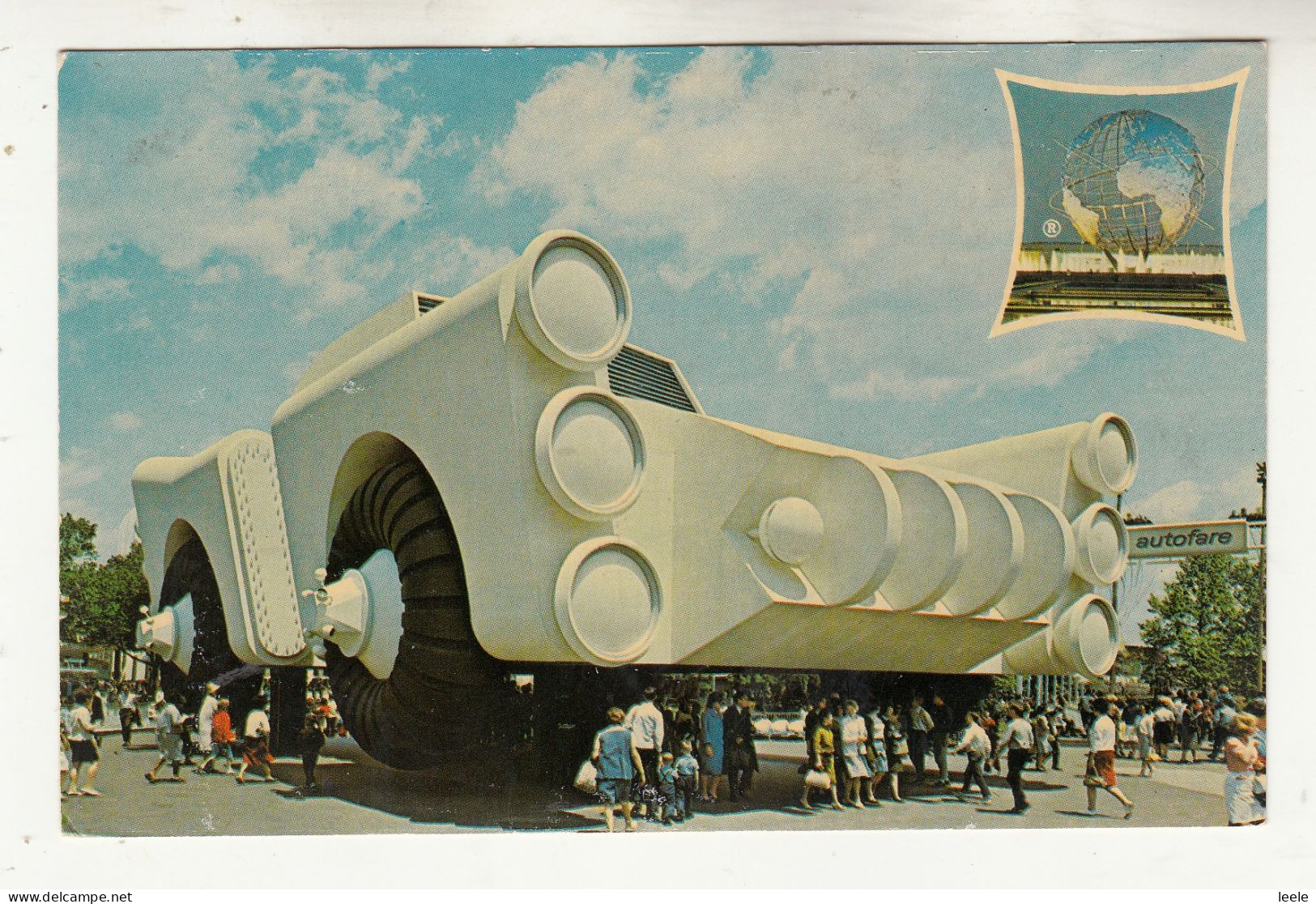 CT83. Vintage US Postcard. New York World's Fair. Chrysler Corporation Exhibit. Car - Inaugurazioni