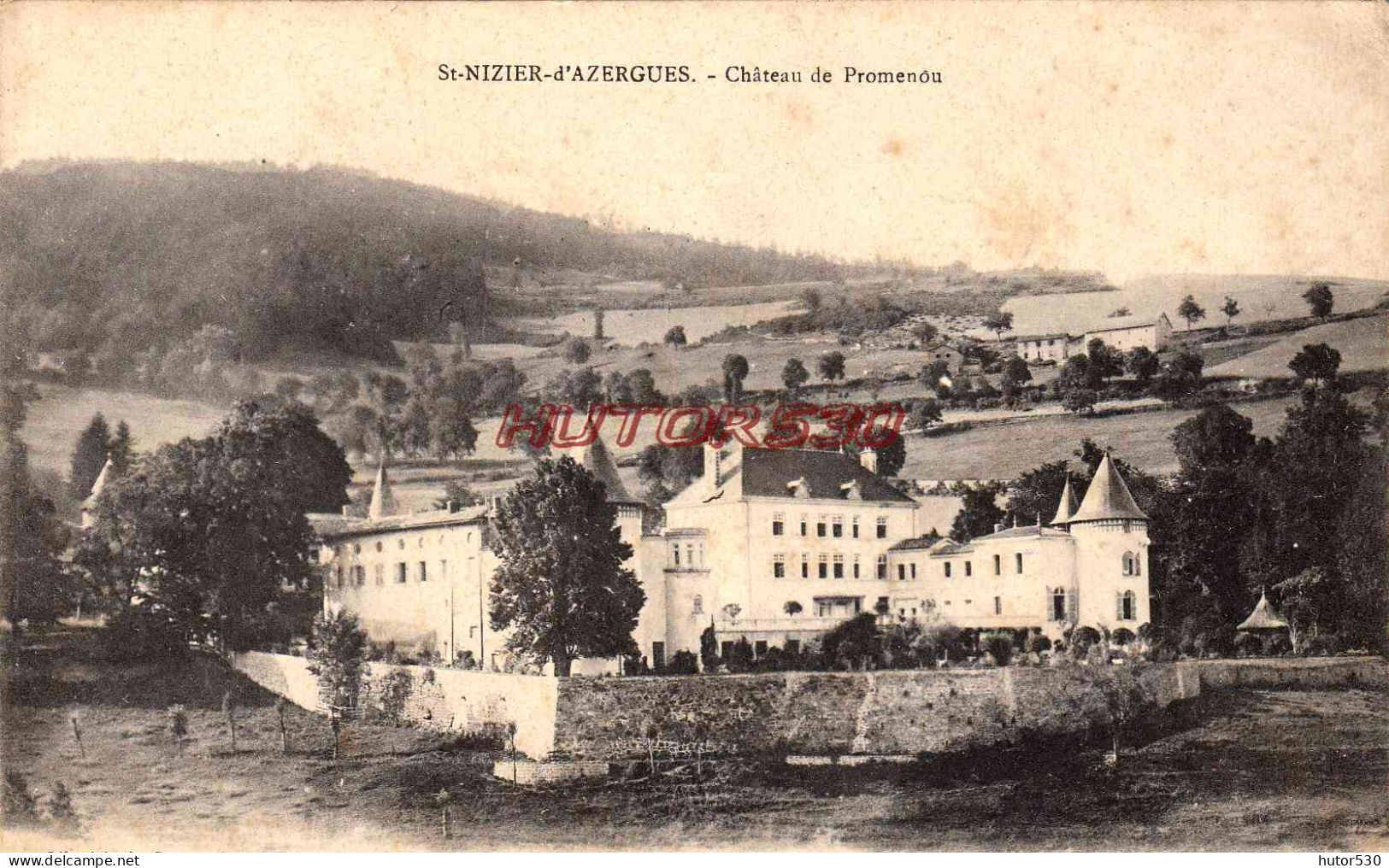 CPA  - SAINT NIZIER D'AZERGUES - CHATEAU DE PROMENOU - Lamure Sur Azergues