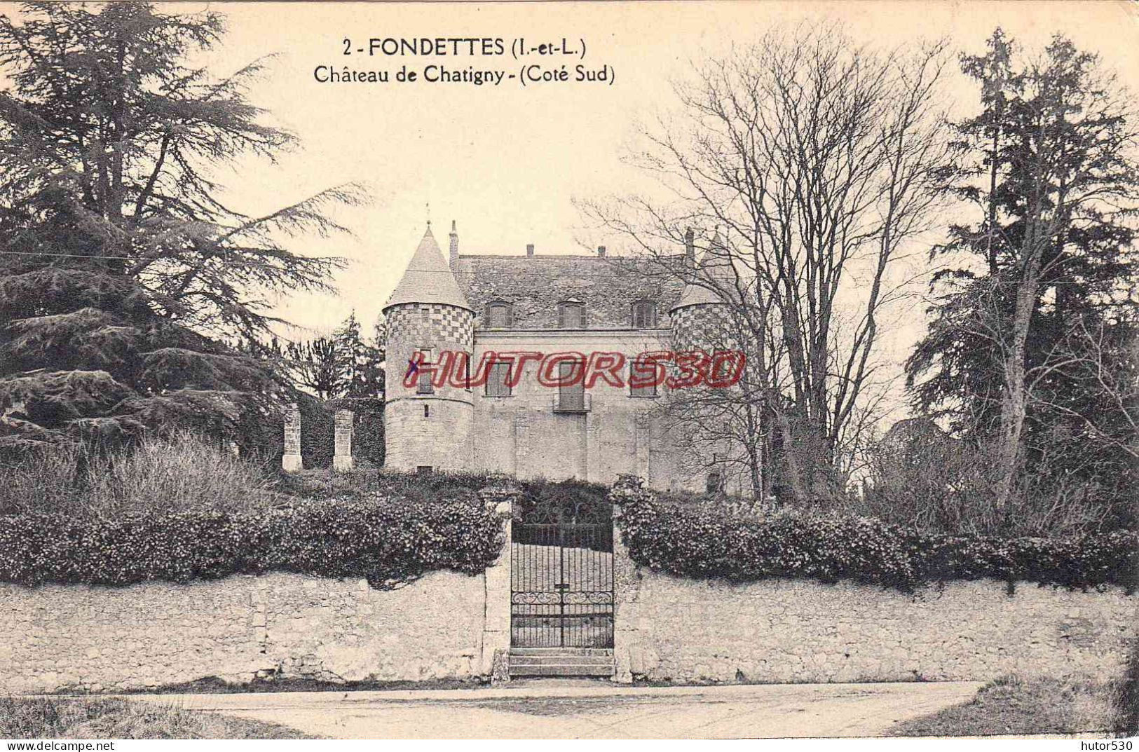 CPA  - FONDETTES - CHATEAU DE CHATIGNY - Fondettes